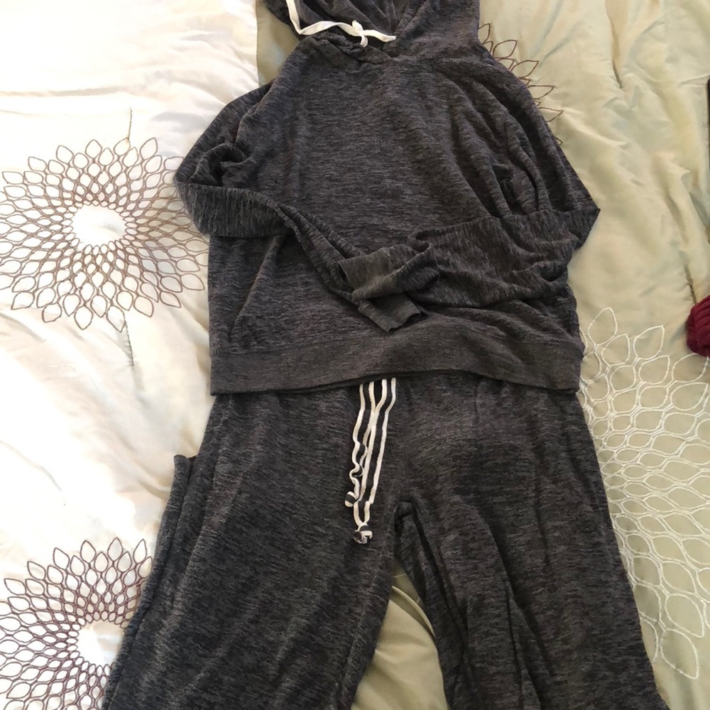 Sweats and sweater set
